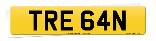 Registration number TRE 64N
